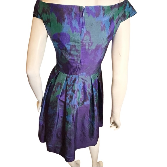 RED VALENTINO Raw Silk Midi Dress Small - Picture 6 of 16